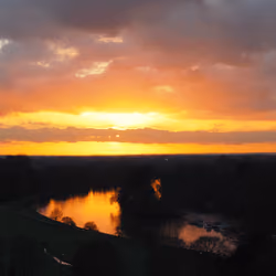 Sunset (The Thames from Richmond Hill, after JMW Turner)