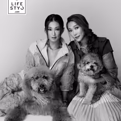 Antonia Li and Caroline Li & Grey and Casper