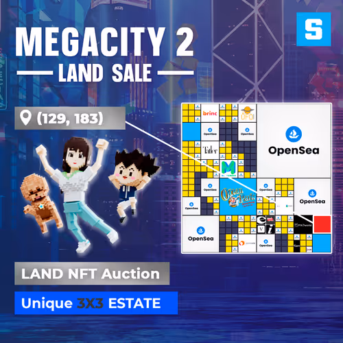 Mega City 2 LAND Sale - 3x3 Estate S [129,183]