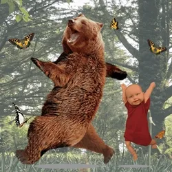 Creepy doll and his friends_Butterfly