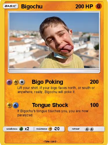 Bigochu trading card