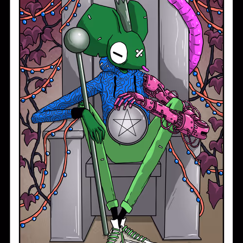 Rosko Sees the Future: King of Pentacles - Color Variant 29