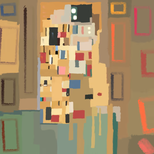 The Kiss by Gustav Klimt !