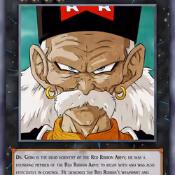 Dr. Gero Trading Card