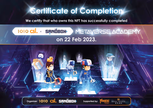 1O1O CSL. TSB Metaverse Academy