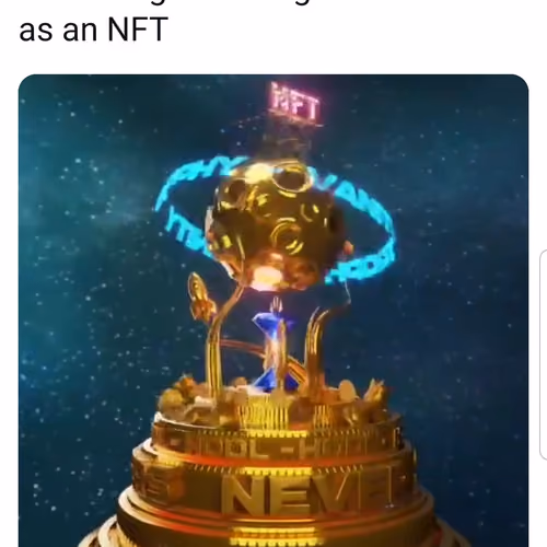 An NFT on Elon Musk selling a song about an NFT as an NFT