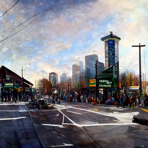 City Morning By Tenth Key 1