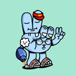 PEACE RABBIT #4242