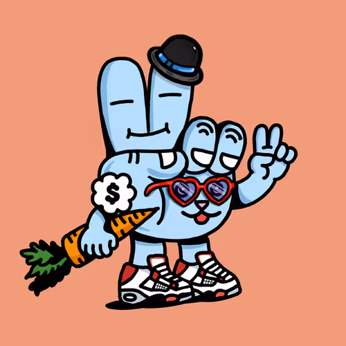 PEACE RABBIT #1289