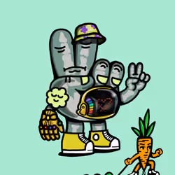 PEACE RABBIT #2199