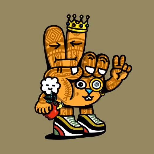 PEACE RABBIT #3806