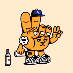 PEACE RABBIT #7487
