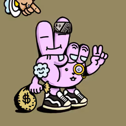 PEACE RABBIT #5748