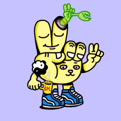 PEACE RABBIT #2563