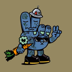 PEACE RABBIT #5756