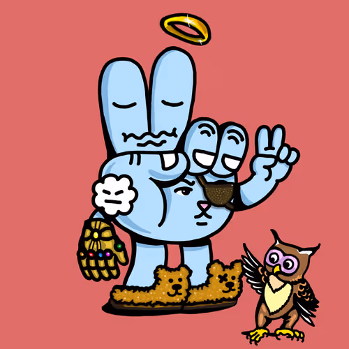 PEACE RABBIT #5975