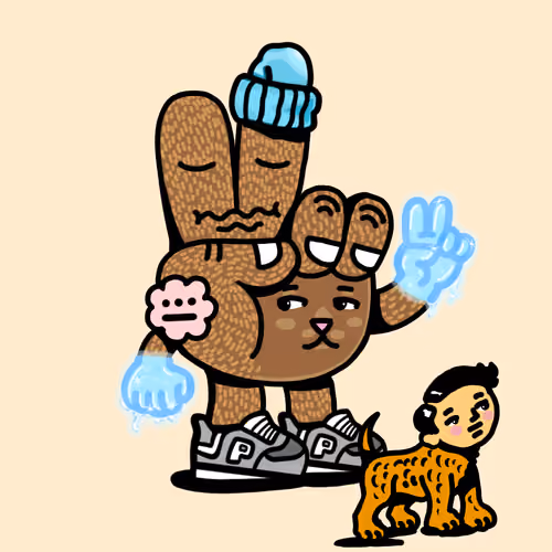 PEACE RABBIT #6550