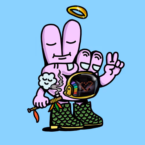 PEACE RABBIT #6548