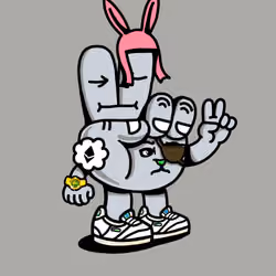 PEACE RABBIT #3071
