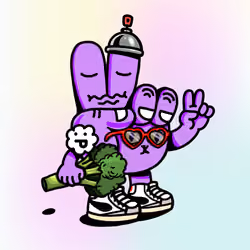 PEACE RABBIT #6837