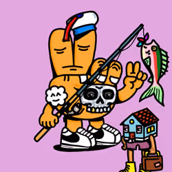 PEACE RABBIT #7253
