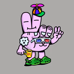 PEACE RABBIT #2301