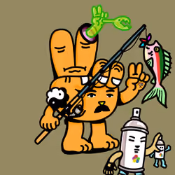 PEACE RABBIT #7137