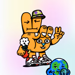 PEACE RABBIT #4042