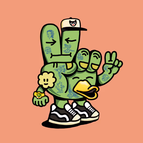 PEACE RABBIT #6555