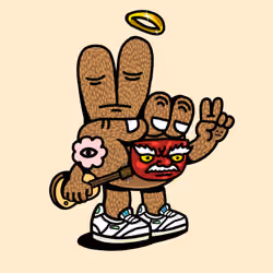 PEACE RABBIT #7444