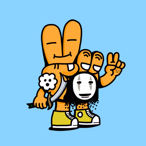PEACE RABBIT #1107