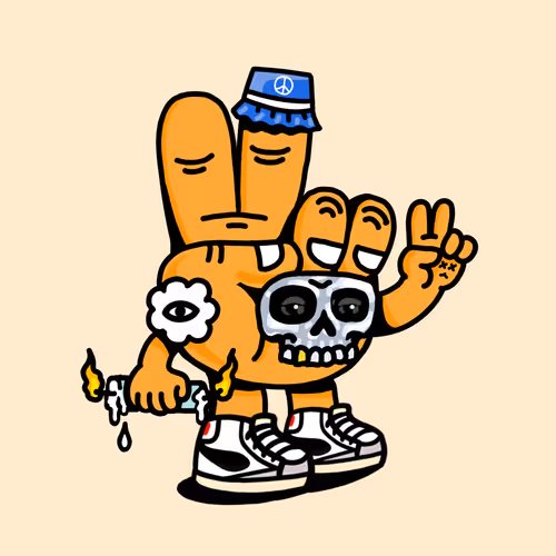 PEACE RABBIT #5792