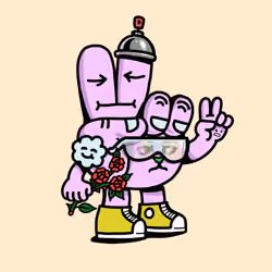 PEACE RABBIT #3412