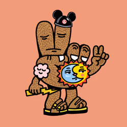 PEACE RABBIT #5753