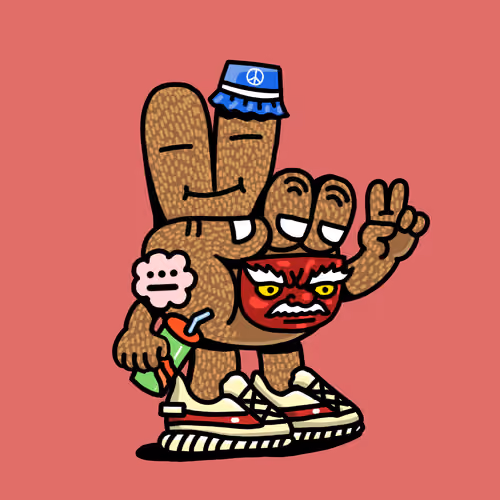 PEACE RABBIT #1027