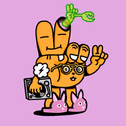 PEACE RABBIT #5979