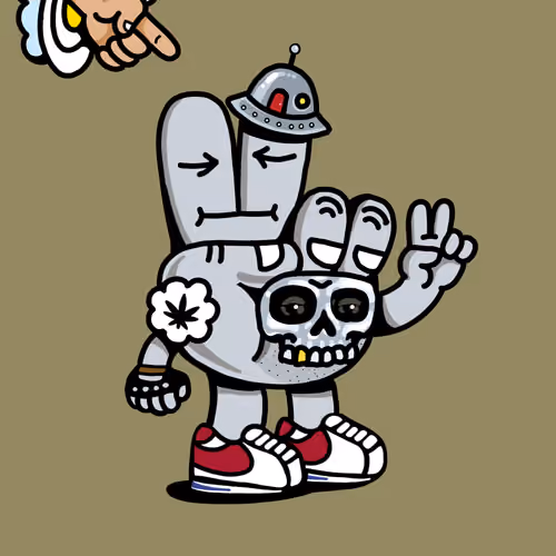 PEACE RABBIT #6950