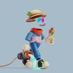 Invisible Friends 3D #1254