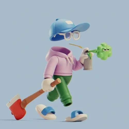 3d Invisible Friends