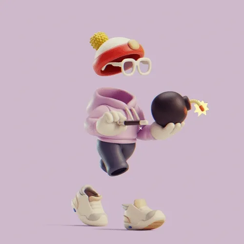 Invisible Friends 3D #1103