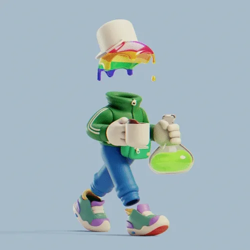 3d Invisible Friends