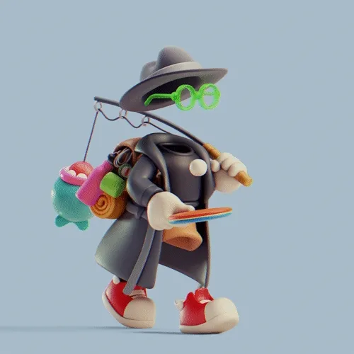 3d Invisible Friends