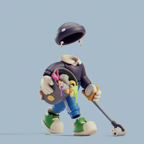 Invisible Friends 3D #4985