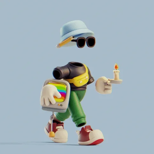 3d Invisible Friends