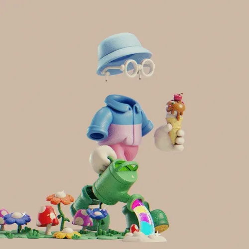 3d Invisible Friends
