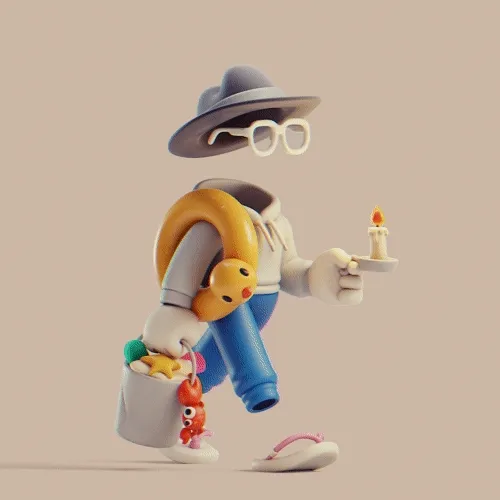 Invisible Friends 3D #2342