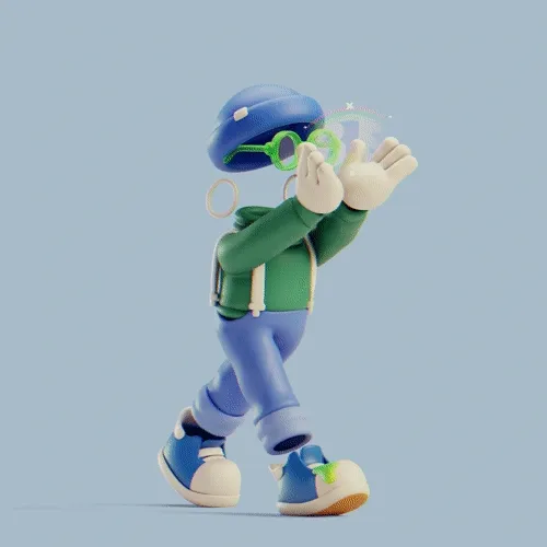 Invisible Friends 3D #3969