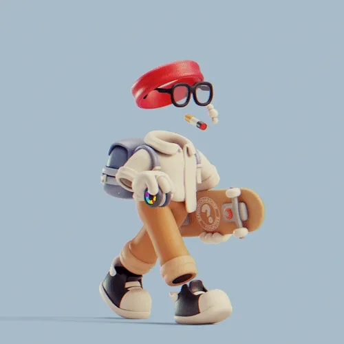 Invisible Friends 3D #1799
