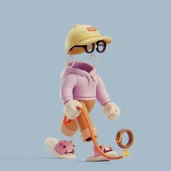 Invisible Friends 3D #2886