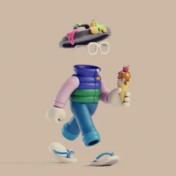 Invisible Friends 3D #1138